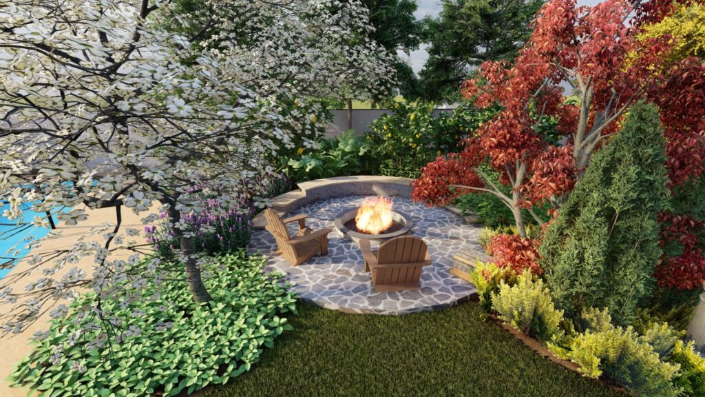 Traditional English garden with flowering plants – Mr. Haseeb Islamabad