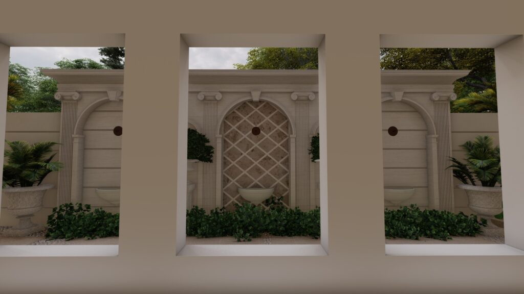 Refined residential landscape aesthetics at Mrs. Sara Zeeshan’s Lahore property