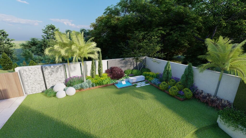 M Umair’s Model Town residence with sleek modern landscaping elements