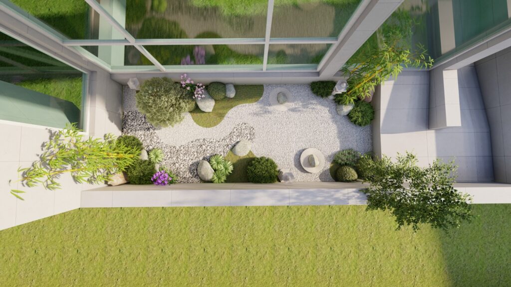 Rustic residential landscape design with cottage garden theme – Mr. Hassan ISB